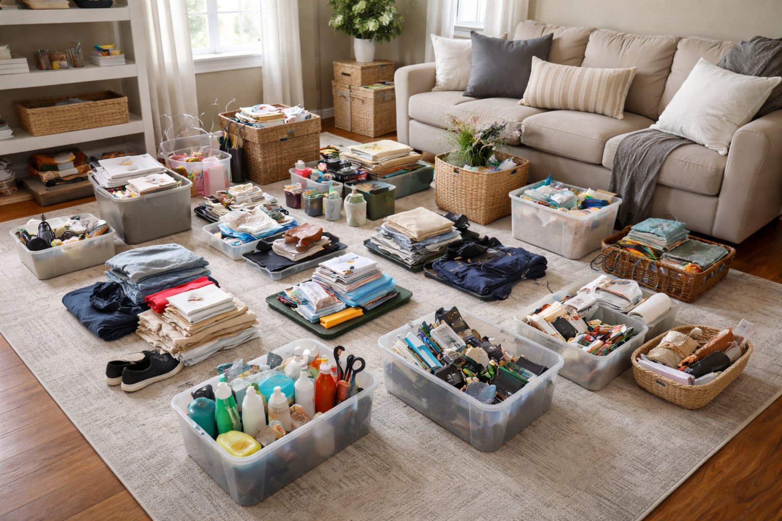 Eşyaları toplama aşaması